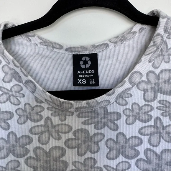 Afends Digital Daisy Ribbed Tank Top - Picture 6 of 7